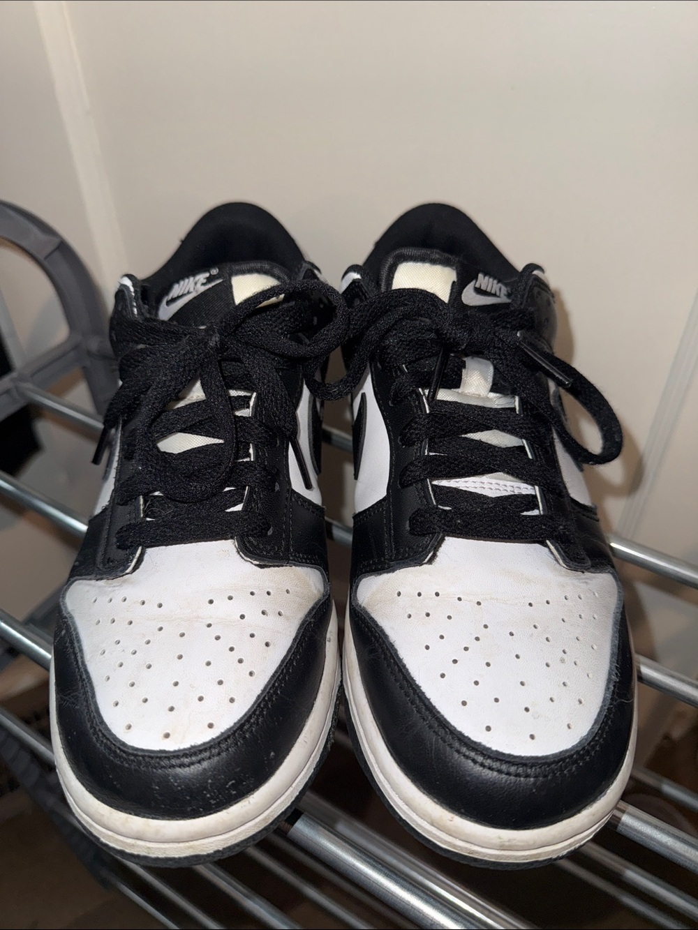 Nike Black and White Low-Top Sneakers
